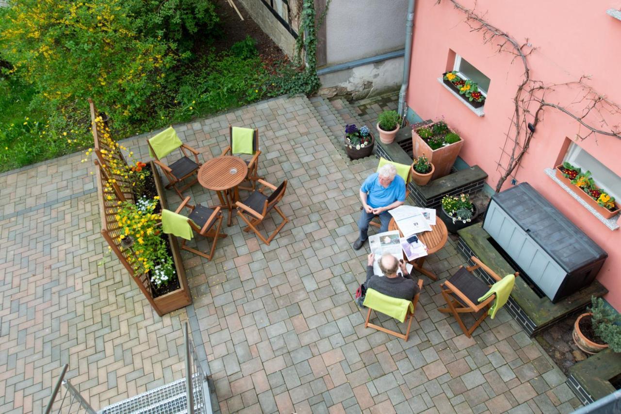 Apartmenthaus Im Stieg เควดลินบวร์ก ภายนอก รูปภาพ