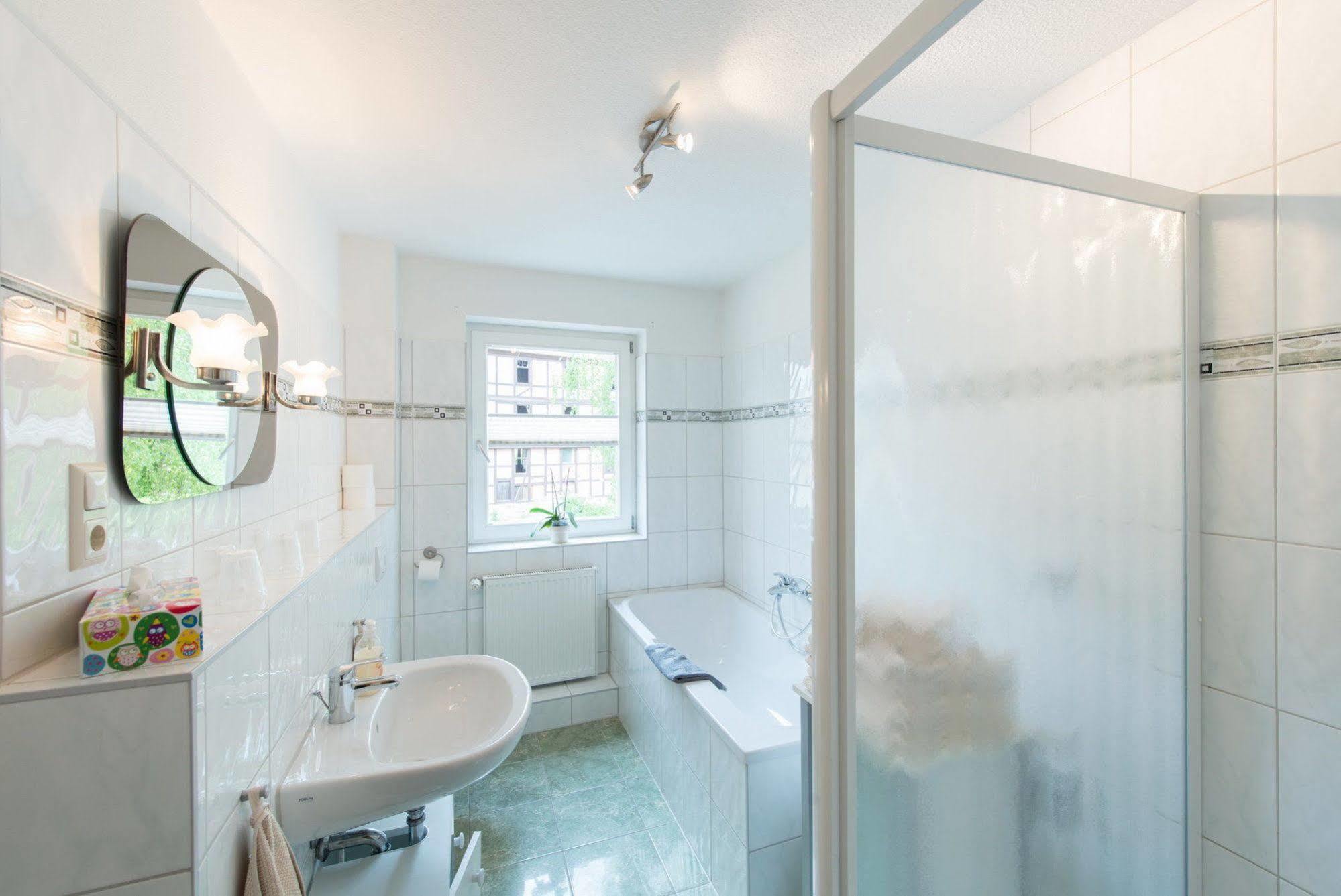 Apartmenthaus Im Stieg เควดลินบวร์ก ภายนอก รูปภาพ